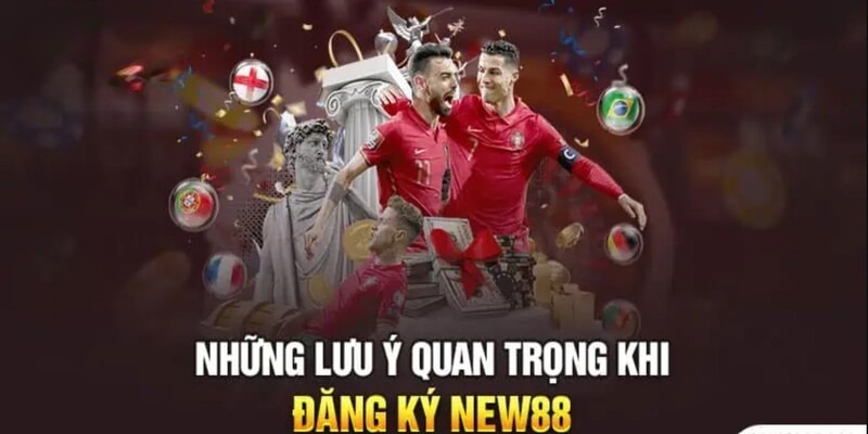 Lưu ý quan trọng khi thực hiện tạo tài khoản cá cược New88