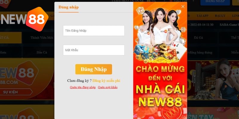 Hướng dẫn đăng ký tài khoản trải nghiệm bắn cá tại New88